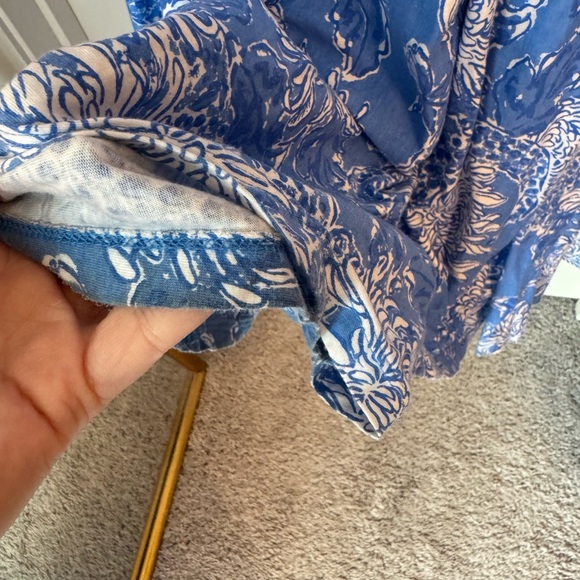 Lilly Pulitzer Blue Floral Sleeveless Maxi Dress - Picture 2 of 4